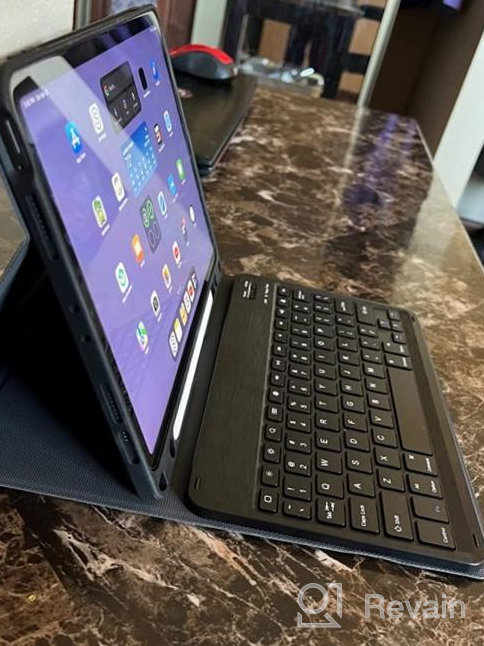 img 1 attached to Enhance Your IPad Experience With CHESONA Keyboard Case: Compatible With IPad Pro 11 And IPad Air 5Th Generation review by Enes Patiag