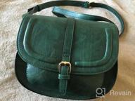 img 1 attached to Vegan Leather Crossbody Handbags: Small Saddle Purses And Boho Shoulder Bags For Women review by Paul Stephenson