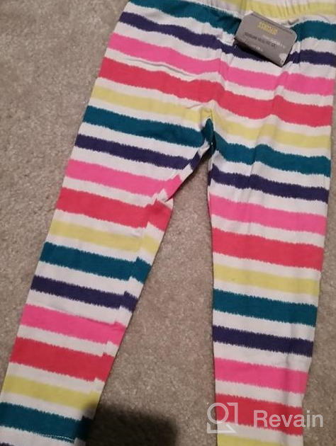 img 1 attached to 🌈 Vibrant Printed Leggings: OFFCORSS Girls' Colorful Pants for Trendy Style review by William Belczyk