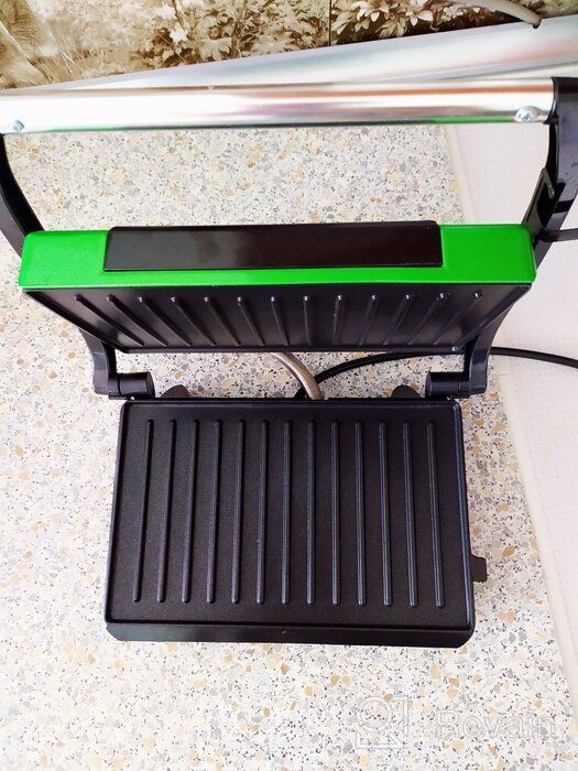 img 2 attached to Sandwich maker Kitfort KT-1609 Panini Maker, red review by Edyta Borawska ᠌