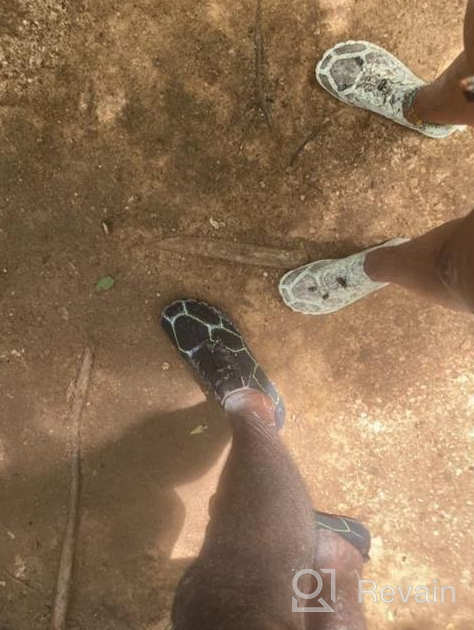 img 1 attached to Men's Quick Dry Barefoot Hiking Shoes by YESMOLA: The Ultimate Athletic Footwear review by Olusola Reid