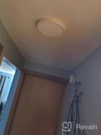 картинка 1 прикреплена к отзыву TALOYA Flush Mount Ceiling Light LED For Hallway,18W 8.9 Inch, Slim Surface Mount Ceiling Light Fixture For Pantry Kitchen Utility Laundry Entryway Corridor (Warm White 3000K) от Sam Calderon