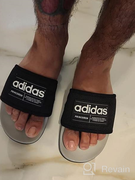 img 1 attached to Ultimate Comfort Adidas Adilette Sandals: Unisex Athletic Men's Shoes review by Greg Usry