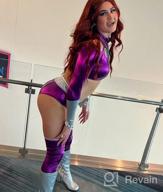 img 1 attached to C-ZOFEK Women'S Purple Princess Koriand'R Hero Suit For Spectacular Cosplay review by Tony Hanson