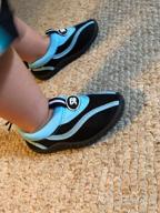 img 1 attached to Starbay Blue and Black Toddler Athletic Aqua Socks Water Shoes review by Jeff Bruno