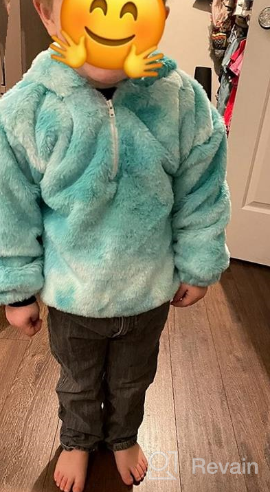 img 1 attached to 🧥 Sherpa Fleece Hoodies Pullover Jackets: Trendy Boys' Clothing in Jackets & Coats review by Mark Tompkins