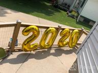 img 1 attached to 40 Inch Large Reusable Foil Number Balloons - Perfect For 1St-22Nd Birthday Decorations! review by Josh Andrews