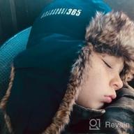img 1 attached to 🌙 Stylish Moon Kitty Aviator Earflap Boys' Accessories for 8-10-Year-Olds review by Jeff Remol