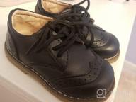img 1 attached to 👞 Boys' KIDSUN Lace-Up Oxford Uniform Shoes - Ideal for Oxfords, Toddlers review by Michael Heidelberg