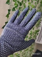 img 1 attached to 🧤 Lovful Women's Sunscreen Gloves: Lightweight Cotton Touch Screen Driving Gloves with UV Sun Protection review by Johnny Spencer