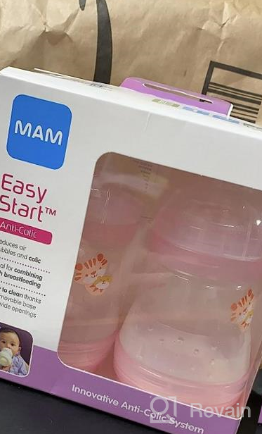 img 1 attached to Easy Start Anti Colic Baby Bottle - 5 Oz, Reducing Air Bubbles And Colic, Easy Transition From Breastfeeding, 2 Pack For Newborn Boys review by Teresa Sparks