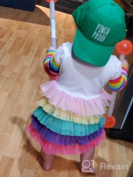 img 1 attached to Adorable Unicorn Rainbow Birthday Dress: Perfect Party Outfit for Toddler Little Girls review by Joshua Sharma