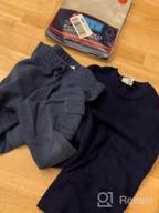 img 1 attached to 👕 4 Piece Waffle Knit Top and Long Johns Thermal Underwear Set for Boys (2T-16) review by John Salleh