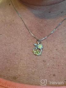 img 7 attached to Ожерелье с кулоном в виде пчелы из стерлингового серебра с цветком розы, подарок для женщин-подростков
