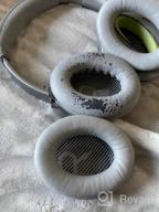 img 1 attached to Silver Replacement Ear-Pads Cushions For Bose QuietComfort-35 (QC-35) & QC-35 II Over-Ear Headphones review by Isaac Shankar