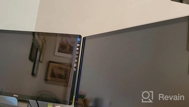 img 1 attached to 21-22 Inch Blue Light Blocking Acrylic Hanging Screen Protector Filter For Widescreen Desktop Monitor (19.33" X 12.59") review by Justin Anderson
