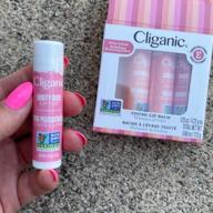 img 1 attached to Non-GMO Tinted Lip Balm With Vitamin E - 4 Colors, Cruelty Free By Cliganic review by Kelly Burton