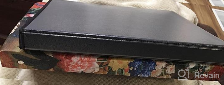 img 1 attached to Stay Organized And Stylish With XIAOZHI Floral PU Leather Portfolio Binder Padfolio review by Kaveen Restoration