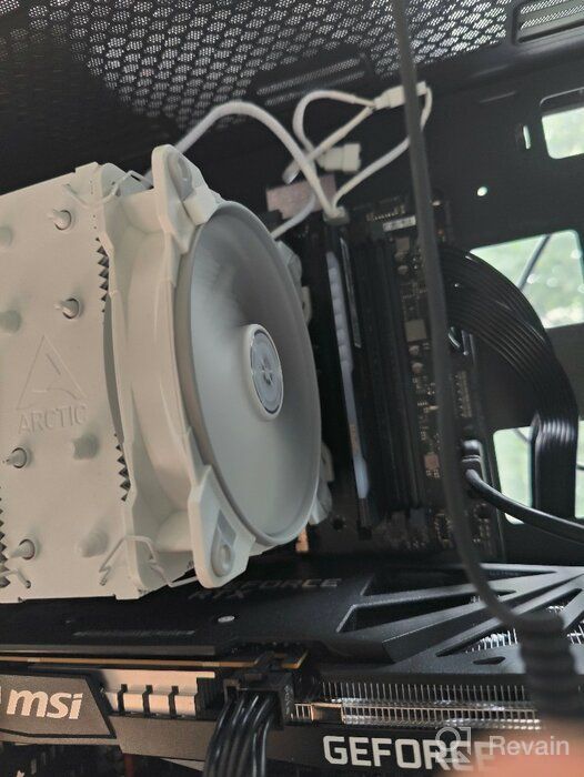 img 1 attached to ARCTIC Freezer 34 eSports DUO - Tower CPU Cooler with BioniX P-Series case fan, 120mm PWM fan, compatible with Intel and AMD sockets - White review by Athit Eakapapan ᠌