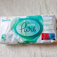 img 1 attached to Pampers Aqua Pure Wipes: Four-Pack for Gentle and Effective Baby Care review by En En Shiu ᠌
