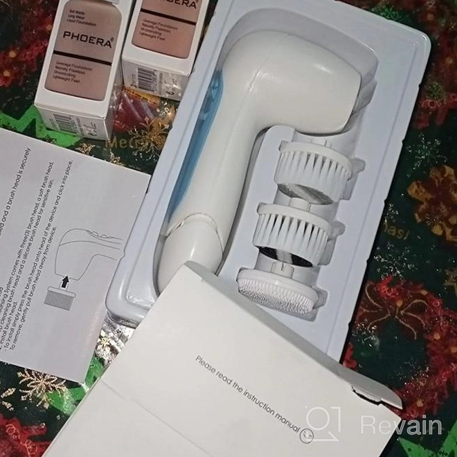 img 1 attached to CLSEVXY Waterproof Spin Brush Set: Electric Face Scrubber For Effective And Gentle Exfoliation review by Anton Nosrac