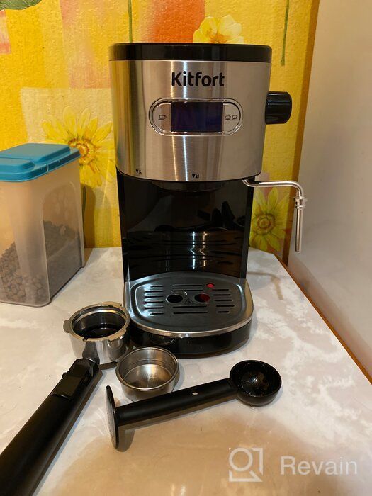 img 1 attached to Coffeemaker Kitfort KT-740, black review by Barbara Maliszewska ᠌