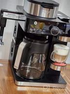 img 1 attached to Ninja CFN601 Espresso & Coffee Barista System, Single-Serve Coffee & Nespresso Capsule Compatible, 12-Cup Carafe, Built-In Frother, Espresso, Cappuccino & Latte Maker, Black & Stainless Steel review by Chris Hall