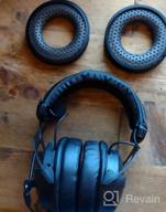 img 1 attached to Sheepskin Leather Earpads - Compatible With SteelSeries, HD668B, ATH, AKG K553, HifiMan, Philips, Fostex, Sony And More - Brainwavz Round Ear Pads With Memory Foam For Superior Comfort review by Jason Sergeantson