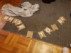 img 8 attached to Create Personalized Party Decorations: ThxToms 15 Piece Burlap Banner Set For Birthdays, Weddings, Showers And Graduations - 14.5Ft Long