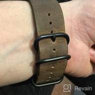 img 1 attached to Vintage Leather Band review by Caleb Olsen