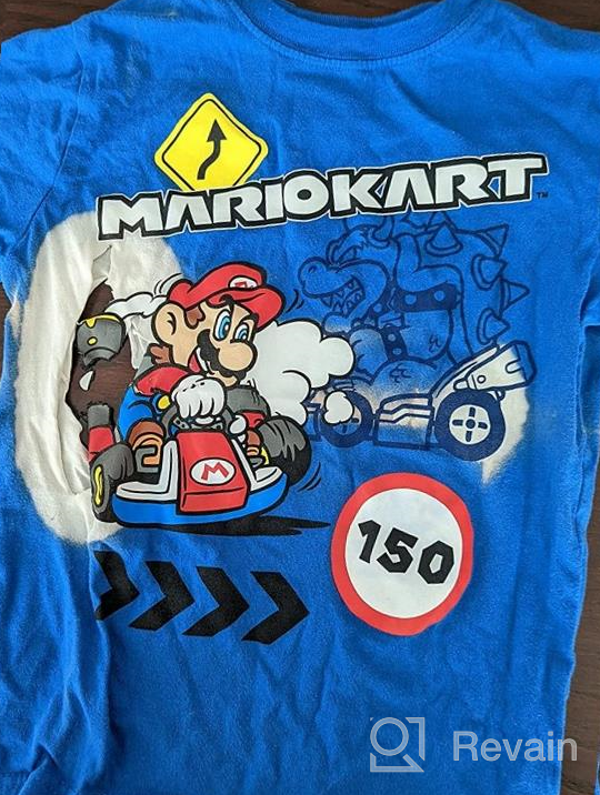 img 1 attached to 🎮 Nintendo Super Mario Bros. Boys Mario Kart & Friends Graphic T-Shirts 2 Pack: Short Sleeve Delight! review by Kyle Ahmed