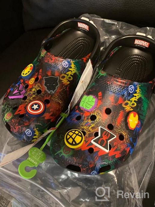 img 1 attached to 🕷️ Crocs Unisex Superhero Spiderman Toddler Boys' Shoes: Ultimate Comfort and Style! review by Todd Gill