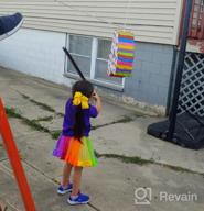 img 1 attached to SENLIXIN Layered Rainbow Colorful Ruffle Girls' Clothing for Skirts & Skorts review by Angela King