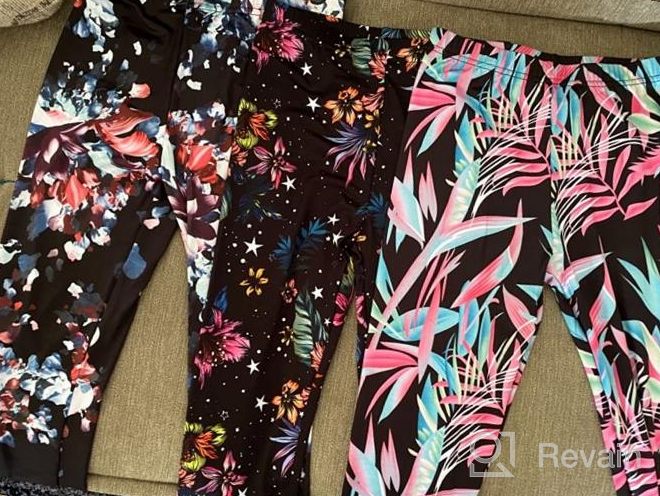 img 1 attached to UONLBEIB Multipack Leggings: Stylish, Lightweight and Comfortable Girls' Clothing for All-Day Wear review by Regina Poe