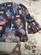 img 1 attached to Summer Women'S Floral Chiffon Kimono Cardigan - Loose Casual Top Blouse And Cover-Up review by Joseph Elvis