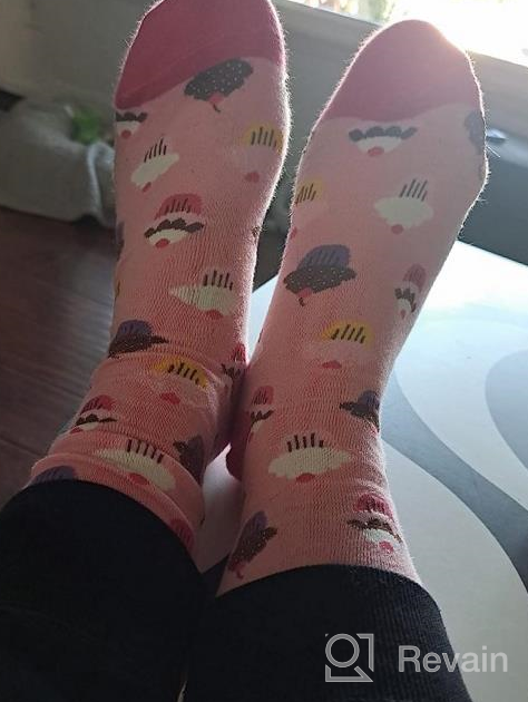 img 1 attached to Crazy Cute Animal And Food Design Cotton Socks For Women And Girls - Funny Novelty Crew Socks - Perfect Gift Idea review by Leandro Gray