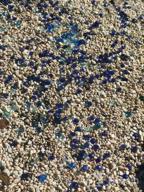 img 1 attached to 1/2 Inch Cobalt Blue Fire Glass Diamonds For Fireplace, Fire Pit & Landscaping - 10 Pound Blended High Luster Mr.Fireglass Rocks review by Michael Luna