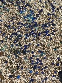 img 6 attached to 1/2 Inch Cobalt Blue Fire Glass Diamonds For Fireplace, Fire Pit & Landscaping - 10 Pound Blended High Luster Mr.Fireglass Rocks