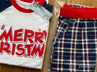 img 1 attached to SIORO Reindeer Matching Christmas Pajamas for Men - Festive Sleepwear review by Jose Isaacs