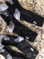 img 1 attached to Get 3-Pairs of Under Armour Youth Heatgear Tech Crew Socks for Maximum Comfort! review by Michael Copeland
