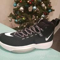 img 1 attached to 👟 Nike Midnight White Black Men's Basketball Shoes: Sleek Design for Optimal Performance review by Robert Aan