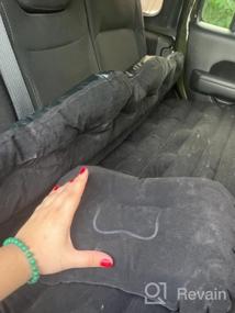 img 5 attached to Автоматический надувной автомобильный матрас для заднего сиденья SUV с покрытием из флока - надувной матрас для заднего сиденья автомобиля Conlia.