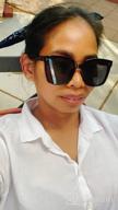 img 1 attached to Stay Stylish And Protected With KALIYADI Women'S Retro Oversized Sunglasses review by Missy Mesaros
