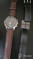img 1 attached to 14Mm-24Mm WOCCI Vintage Leather Watch Bands With Stainless Silver Buckle - Replacement Strap review by Dick Grayson