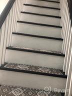 img 1 attached to Stylish & Safe: Sussexhome Carpet Stair Treads For Wooden Steps - 4-Pack Of Self-Adhesive, Pet & Kid-Friendly Indoor Treads To Prevent Slipping review by Gary Zielinski