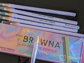 img 5 attached to Get Precise Microblading Results With BRAWNA'S 12 Pcs Pre Draw Eyebrow Pencil Kit