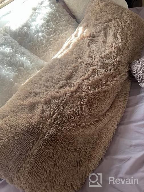 img 1 attached to Indulge In Comfort: XeGe Luxury Faux Fur Body Pillow Cover - Soft Plush Long Pillow Sham For Hug-Worthy Moments review by Kelly Pierce