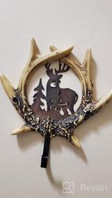 img 5 attached to Bring Vintage Charm To Your Home With Garneck Deer Antlers Wall Hooks - Perfect For Your Living Room, Bathroom, And Kitchen Wall Decor!