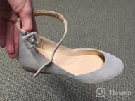 img 1 attached to Women'S Low Wedge Flat Shoes With Adjustable Ankle Strap Buckle And Pointed Toe - DailyShoes review by Mike Rubenstein