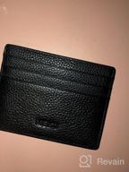 картинка 1 прикреплена к отзыву MEKU Wallet: Genuine Leather Business Minimalist Men's Accessories – The Perfect Blend of Style and Functionality от Gus Pierson